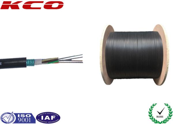 Multimode Optical Network Cable GYTS Armored Steel Wire Strength Member