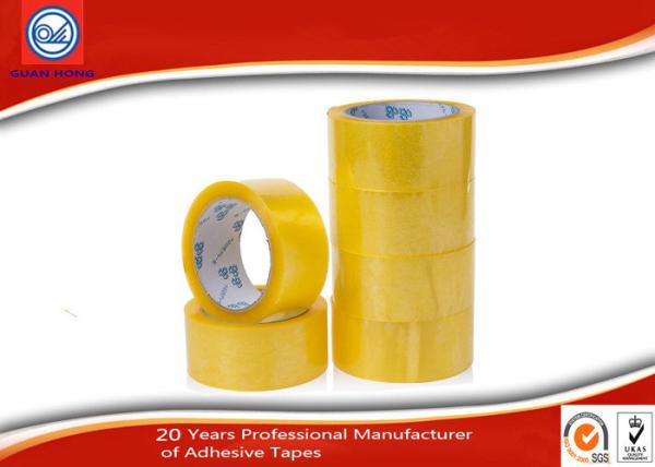 48mm x 66m Carton Sealing BOPP Packaging Tape Clear Yellowish