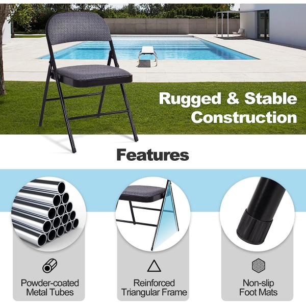 Wholesale Folding Portable Pp Plastic Metallic Frame Dinning Chair Plastic Chairs For Events