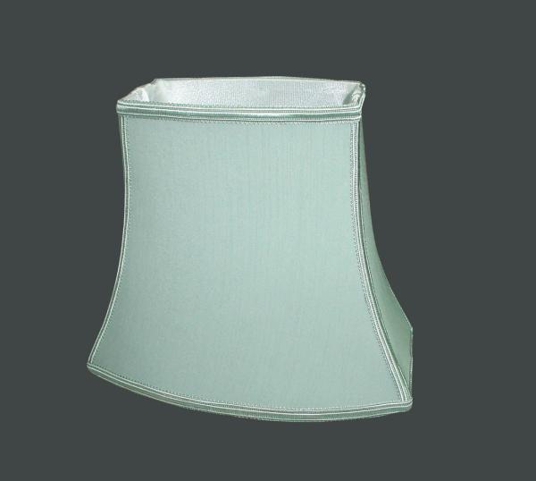 E27 Victoria Lamp Shade Square Cut Corner Bell Shaped With Ribbons and plastic reducer