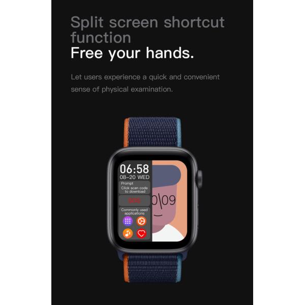 Перезаряжаемые 	2021 горячий продавая дозор Hiwatch серии 6 T500+Pro умный с поворачивает кнопку PK T500+ T500+ плюс W13 W26 HW12
