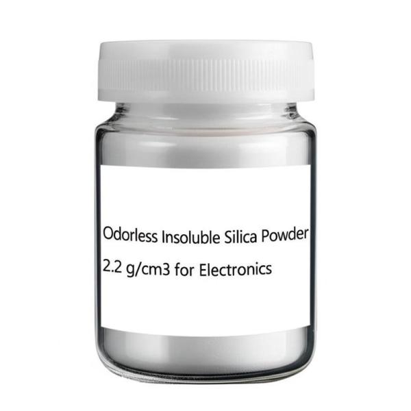 Odorless Insoluble Silica Powder With 2.2 G/Cm3 Density For Electronics
