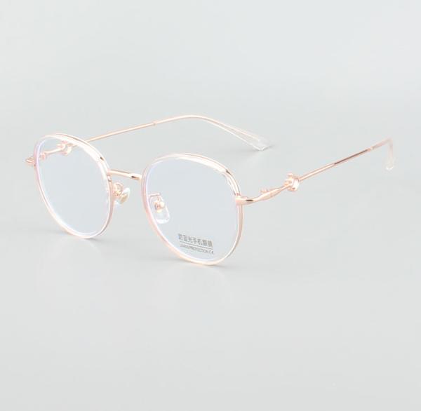 Round Retro TR90 Blue Light Blocking Kids Optical Frame
