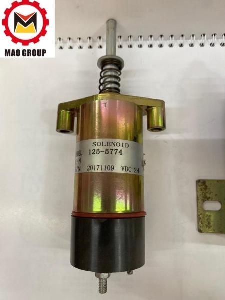CAT Excavator Flame Out Switch 125-5774 Fuel Shut Off Solenoid