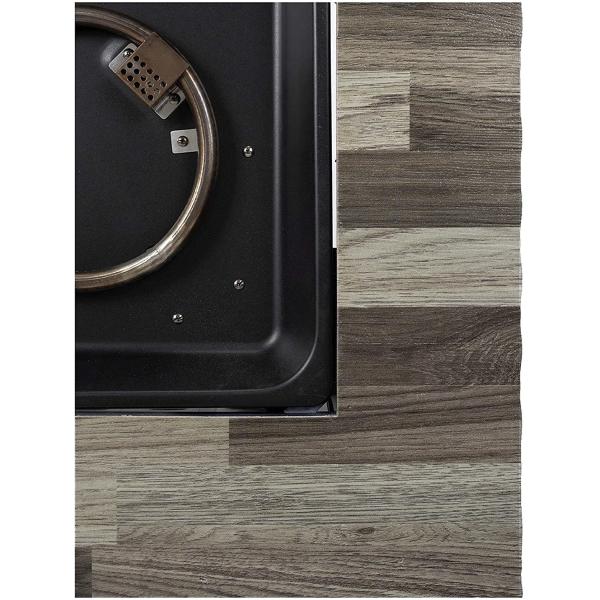 Black / Gray Table Top Steel Square Propane Fire Pit Outdoor