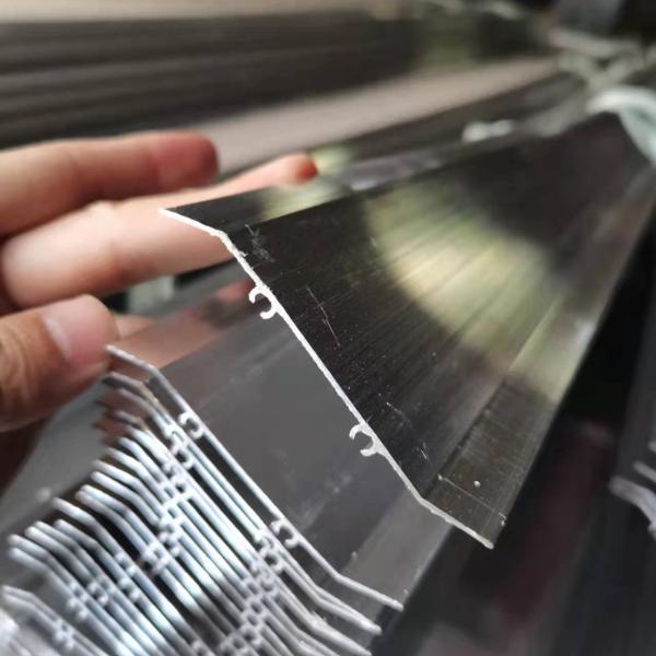 Custom Size Aluminium Shutters Windows Sand Blasted Aluminium Door with ...