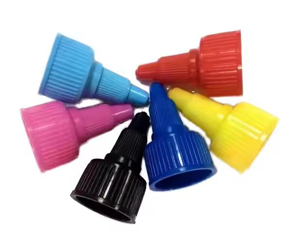 Custom Colors 24 410 Screw Twist Top Caps Plastic Bottle Stopper (MC-L-157)