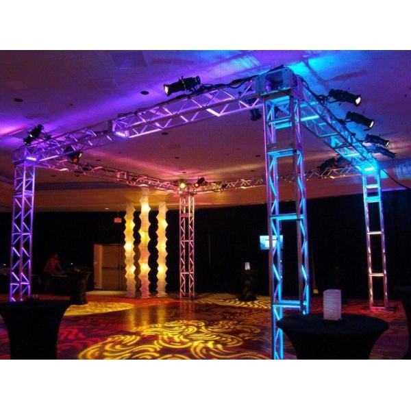 250*250 MM Screw  Trade  Aluminum Square Truss For Exhibition Booth