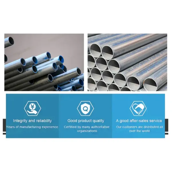 Q355 Pre Round Galvanized Steel Pipe Construction Hot Dipped Galvanized Tube