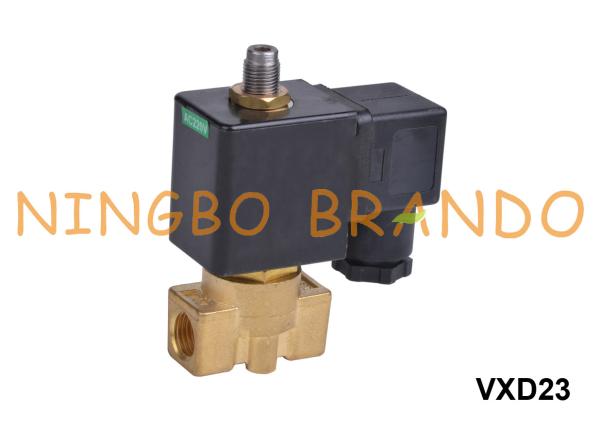 Maneira da válvula de solenoide 3 do compressor de ar do parafuso 1/8 1/4 24VDC 220VAC