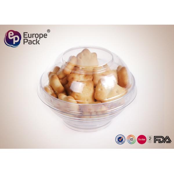 Recyclable BPA Free Ps Disposable Plastic Cups With Lids 0.9Mm Thickness