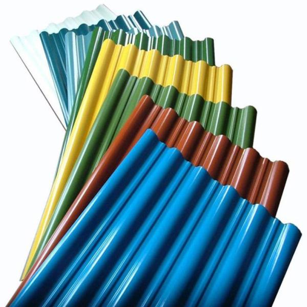 Ral Color Green PPGI Corrugated Galvanized Steel Sheet 0.7mm For Buildings