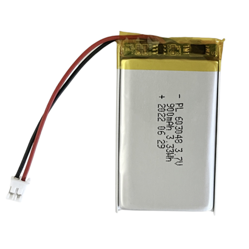 3.7V 900mAh Rechargeable Lithium Polymer Battery 603048 for Beauty Apparatus