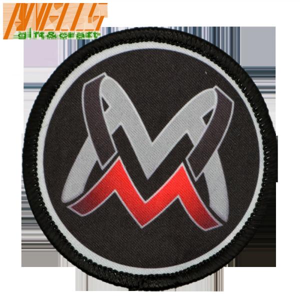 Clothing Custom Sublimated Patches Heat Transfer Printing PMS Color