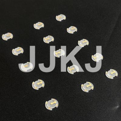 Custom shape Sapphire Optical Blank Sapphire Single Crystal Material with Metallization