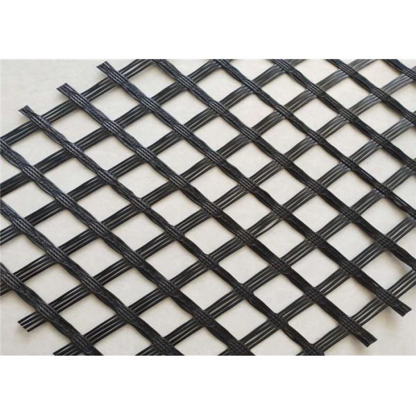 Warp Knitted Biaxial Glass Fiber Geogrid For Gravel Roads