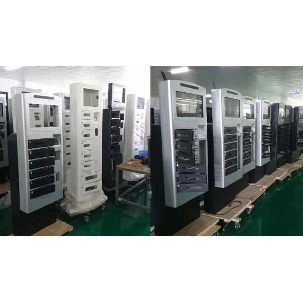 Remote Control Posters Cell Phone Charging Stations Public Kiosk With Advertising Function