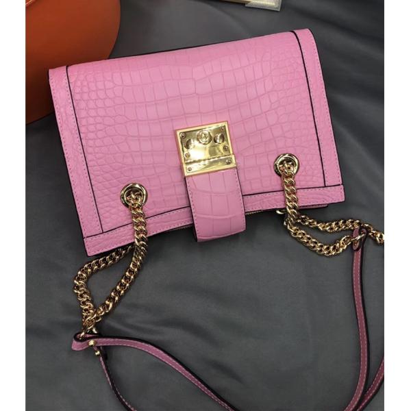 Fancy Genuine Crocodile Belly Skin Female Small Purse Women Flap Bag Exotic Alligator Leather Lady Single Shoulder Bag