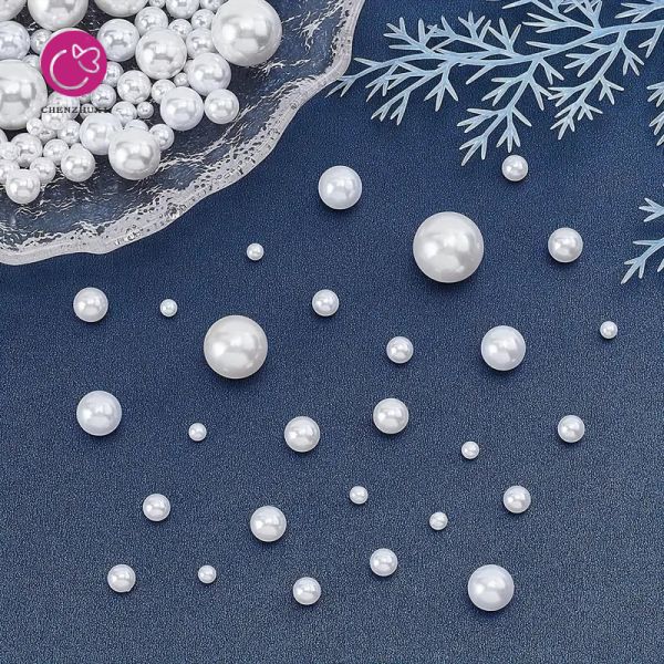 Natural Pearl 6-9mm Natural White Purple pink Freshwater Pearl Half Hole Rice Loose Pearls for Jewelry Making