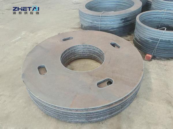 Black Metal Carbon 10mm Steel Plate Cut To Size Stamping Machine Parts Side Plate Flame Cutting Parts