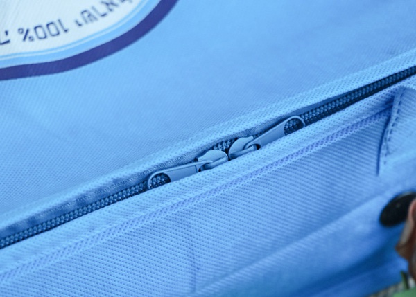 Голубые сумки Тоте цвета не сплетенные, не сплетенная молния бумажной подкладки оловянной фольги хозяйственной сумки