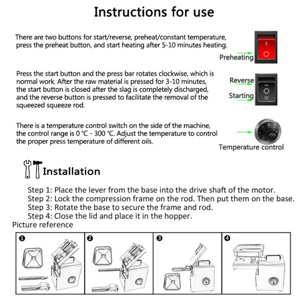 Высокий тип машина стола винта выхода нефти прессы масла Commecial машины масла