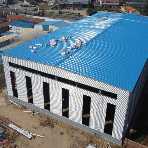 PEB Edifícios de aço Estrutura do quadro do portal Q235B Q355B