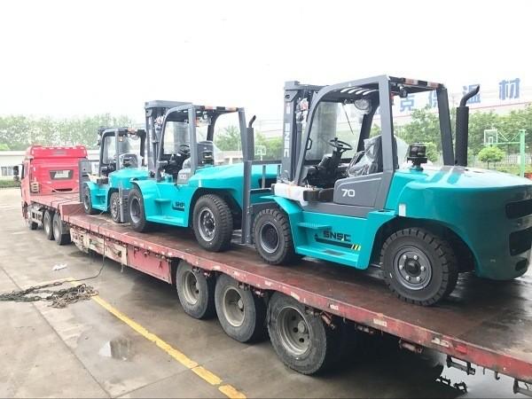 Lift Truck 10 Tons Forklift Diesel for Heavy Load Construction Lift Height 3000-6000mm