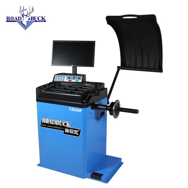 TFT LCD Screen Car Wheel Balancer CB550P Electromagnetic Brake Automotive Tire Balancer