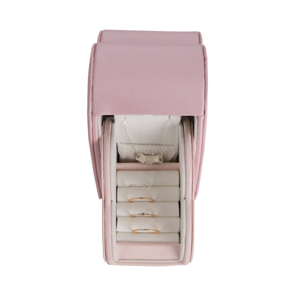 Pendant Led Video Leather Jewelry Box With Screen Personalised Assorted Color