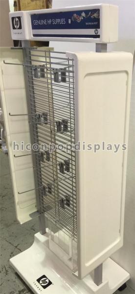 HP Products Point Of Purchase Merchandising Displays With Hooks / 2-Way Rack Stand