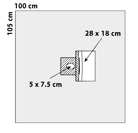10.SBPP PE SMS SMMS SMMMS Disposable Surgical Drapes For Ophthalmology