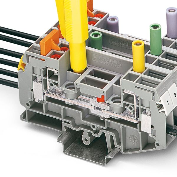 Phoenix Contact Din Rail Terminal 3026272 URTK 6 - Test disconnect terminal block Phoenix Connector