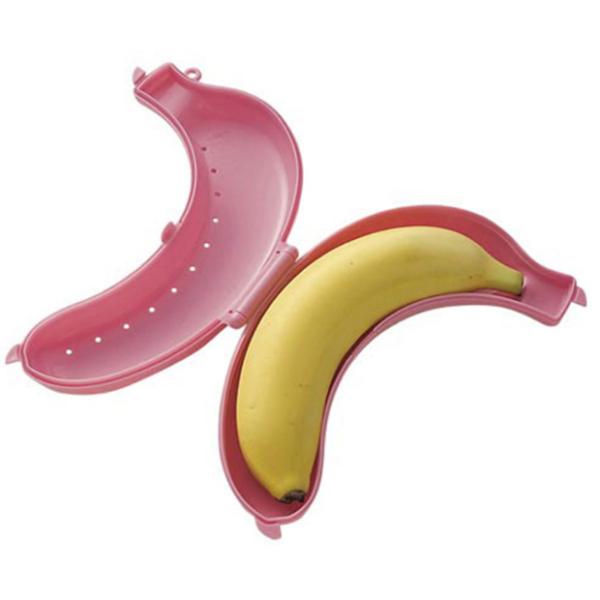 Outdoor Fruit Banana Storage Box 60g Plastic Material
