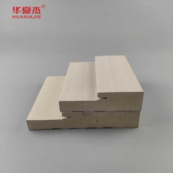 Waterproof Wood Pattern 6-9/16'' Wpc Door Jamb 4-9/16'' Wpc Door Frame Building Decoration