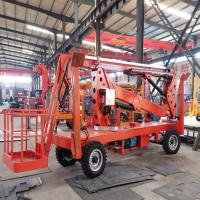 Système de contrôle de PLC d'ascenseur de Cherry Picker monté par remorque autopropulsée