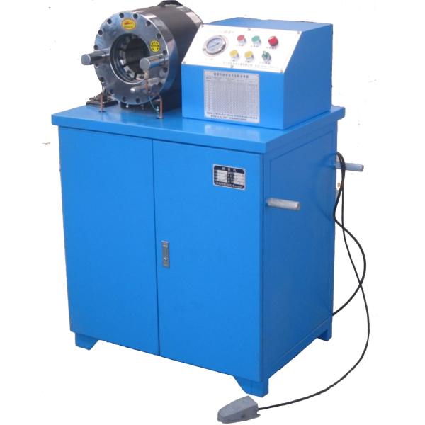 Dual Functionality Hydraulic Hose Crimping Machine with Wide Crimping Range and Comprehensive Die Set for Industrial Applications