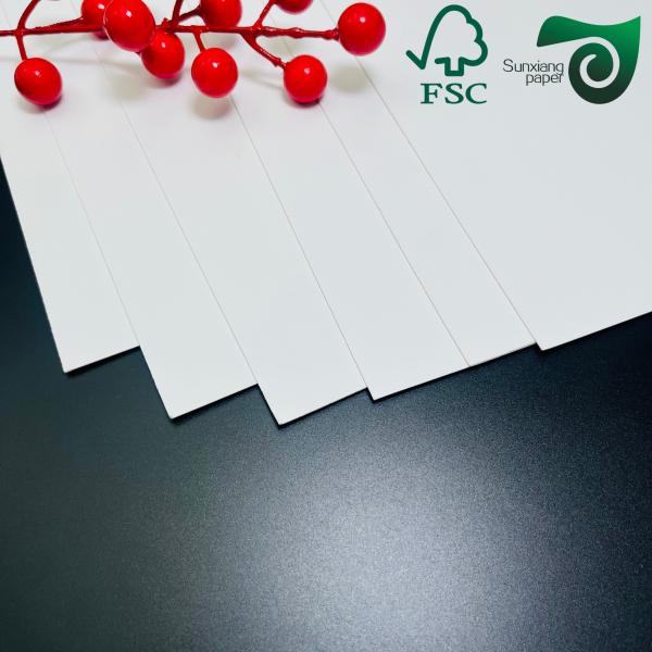 FSC 300gsm Biodegradable Sugarcane Bagasse Paper  700mm For Hang Tags