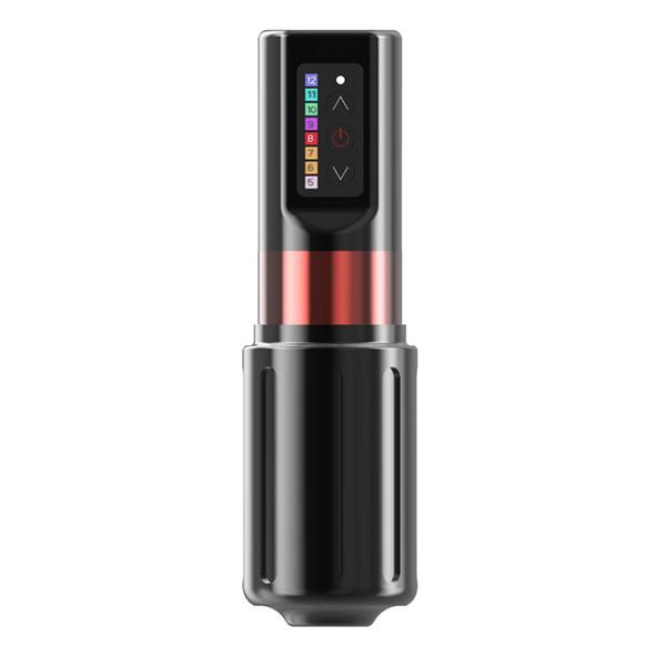 2400mAh Wireless Tattoo Machine With Lithium Polymer Battery Black Gold Color