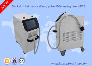 Black Skin Diode Laser Hair Removal Machine Painless Nd Yag Laser 1064nm Long