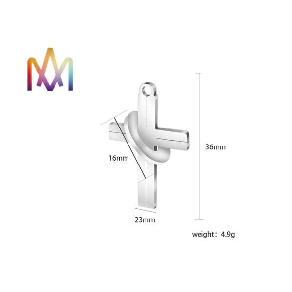 кольца венчика никеля 4.9G шармы ожерелья зол свободного перекрестные