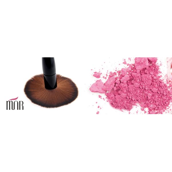 Silver Angled Contour Blush Brush , Multipurpose Powder Makeup Brush