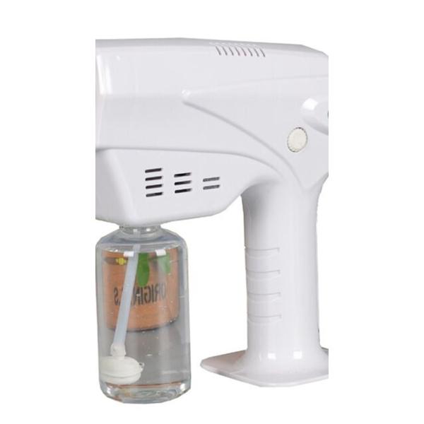 Handheld Electric 1200W Blue Light 260ML Disinfect Sanitizer Atomizer Sprayer Indoor Outdoor Car Fogger Sprayer Gun