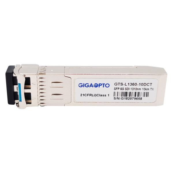 módulos de transmissor MSA de 6G SDI SMPTE SFP 1310nm 10km SMF LC únicos