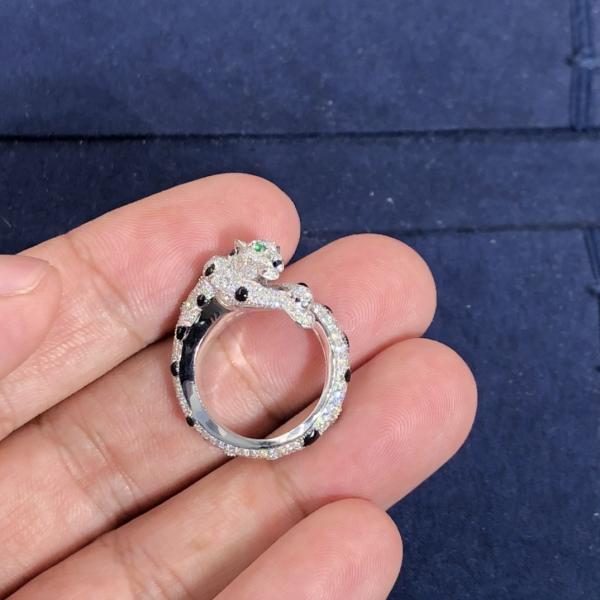 Car Tier High Quality 18K White Gold Ring Jewelry Natural Diamond Engagement Ring