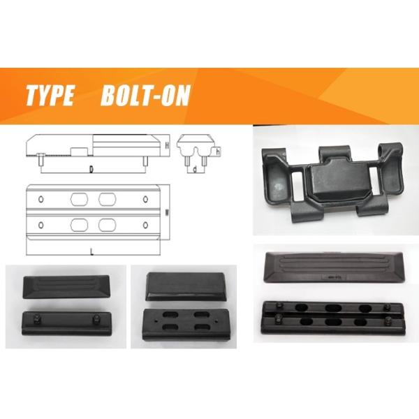 XDE Bolt On Rubber Pad 800X165X80 Rubber Pad Excavator Rubber Pad For Sale