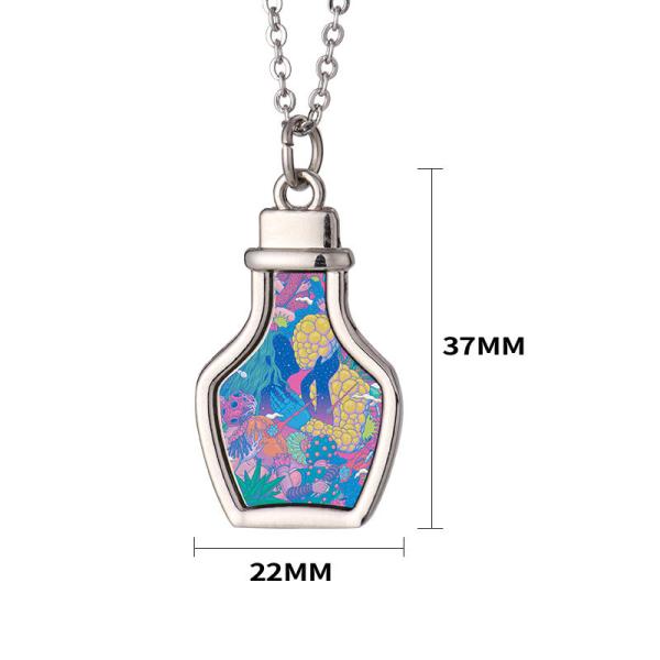 Custom Metal Necklace Fashion Unique Jewelry Necklaces For Heat Transfer Durable
