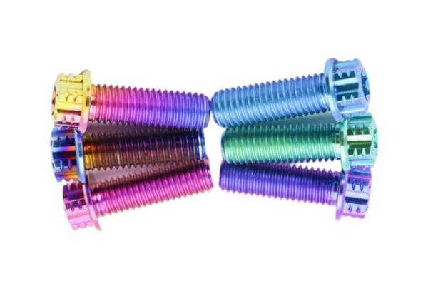 Titanium Torx Screws Anodized Color Flat Head Bolts Titanium Fasteners