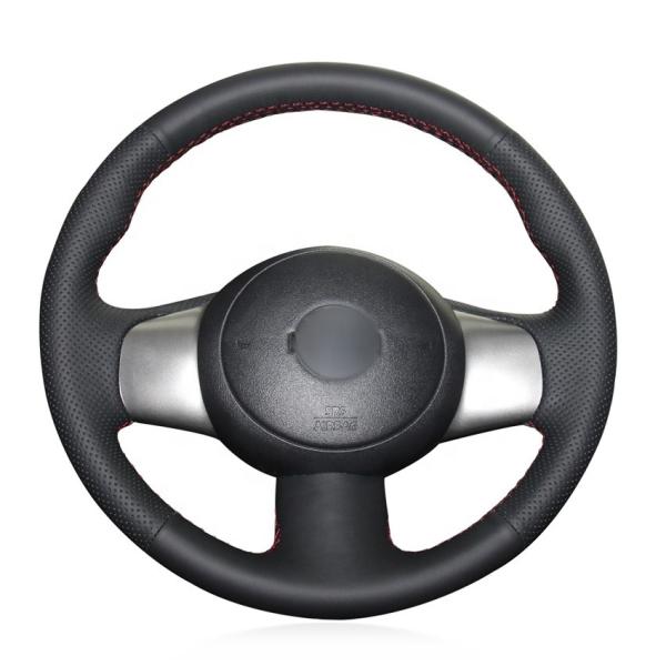 Customized Hand Sewing Car Accessories Steering Wheel Cover for Nissan March Sunny Versa