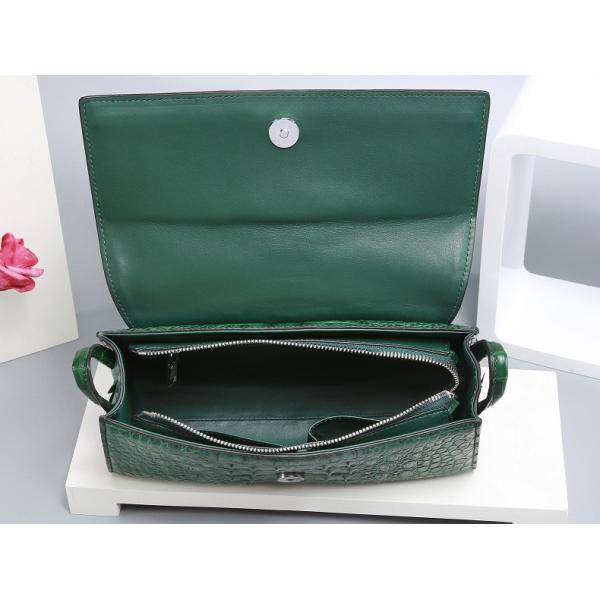 Genuine Crocodile Skin Lady Small Flap Purse Authentic Alligator Leather Women Sling Shoulder Bag Female Cross Body Bag